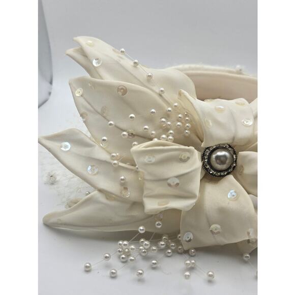 Eric Javits VTG Ladies Hat With Lace - Picture 6 of 14